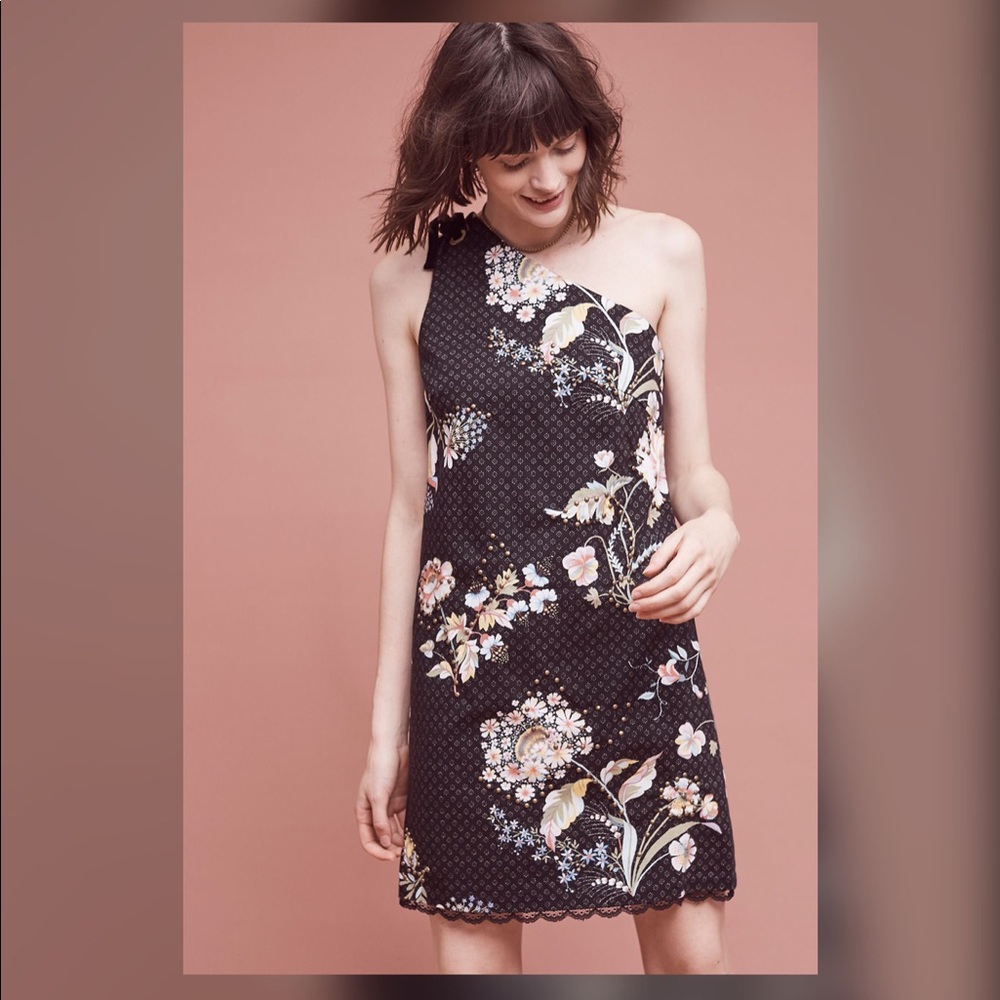 NWT ANTHROPOLOGIE MAEVE ASHBURY ONE SHOULDER DRESS